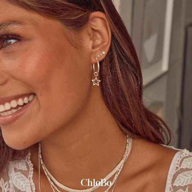 Gold Glowing Beauty Stud Earrings