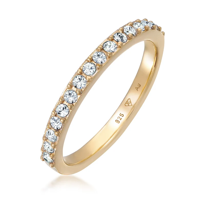 Bandring Memoire | Mit Kristallen von Swarovski® (Weiß)