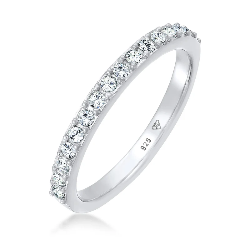 Bandring Memoire | Mit Kristallen von Swarovski® (Weiß)
