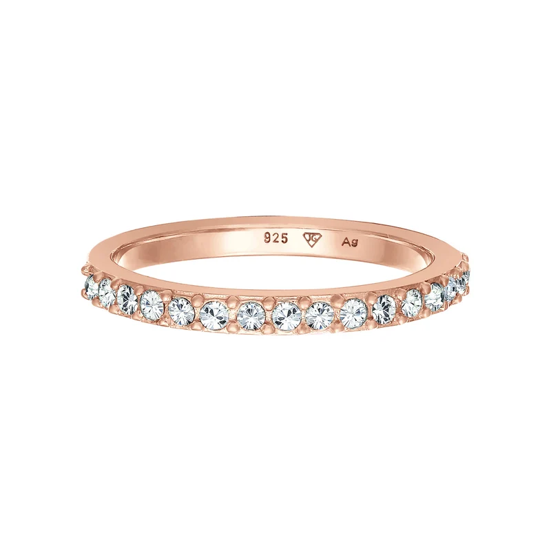 Bandring Memoire | Mit Kristallen von Swarovski® (Weiß)