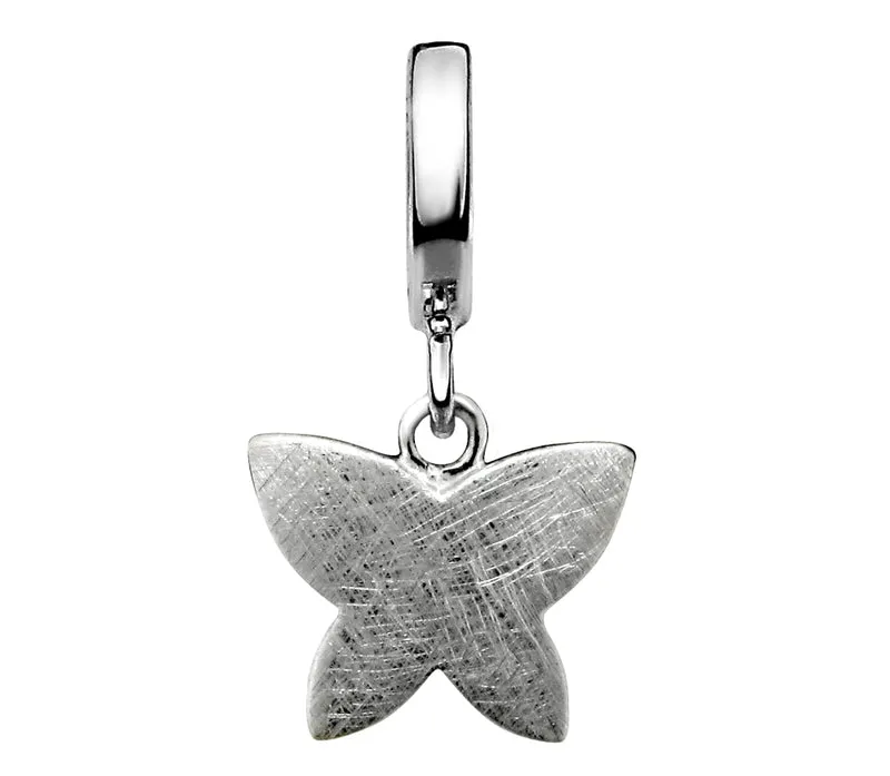 SCHMETTERLING CHARM, ANHÄNGER SILBER, SILBERCHARM ARMBAND