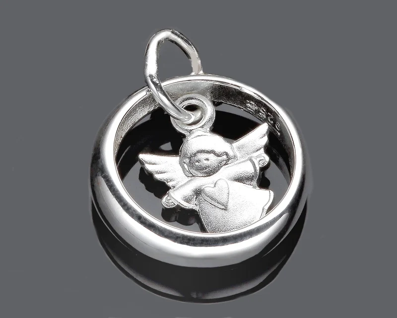 TAUFRING MIT ENGEL, TAUFRINGE 925 SILBER, TAUFSCHMUCK TAUFGESCHENK