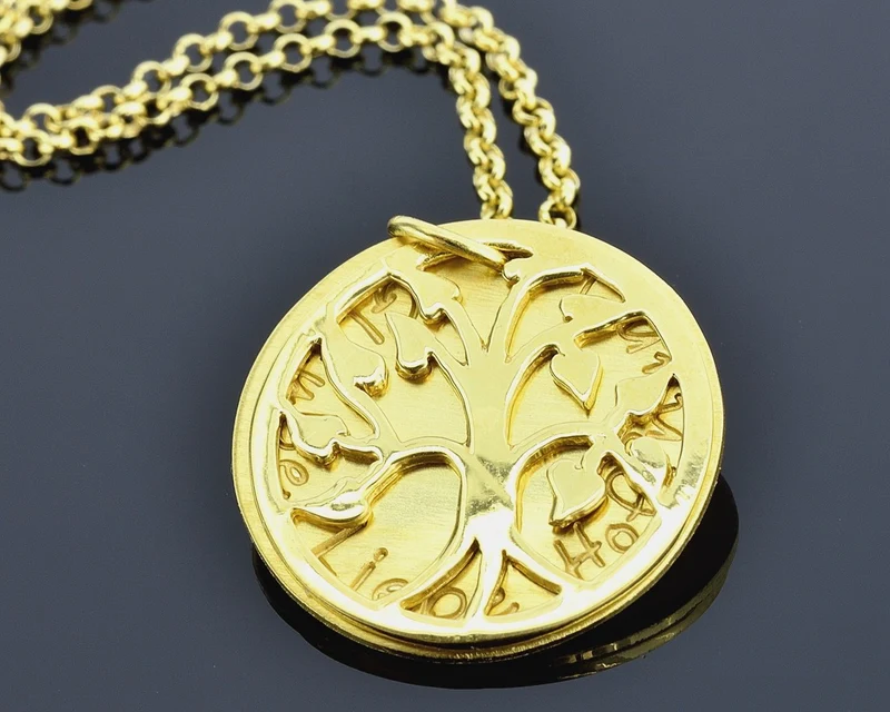 KETTE MIT GRAVUR, NAMENSKETTE GOLD, SCHMUCK, GOLDSCHMUCK,