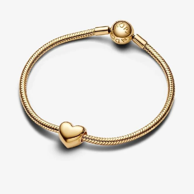 Gold Be Love Engravable Heart Charms
