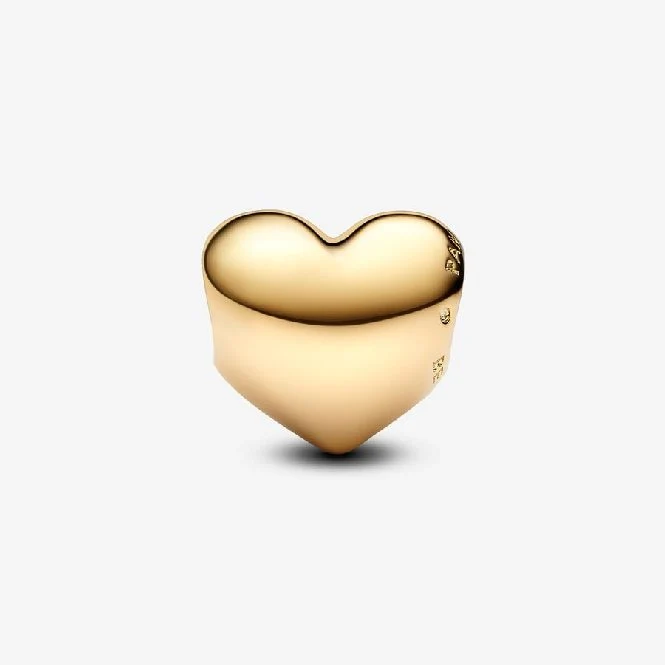 Gold Be Love Engravable Heart Charms