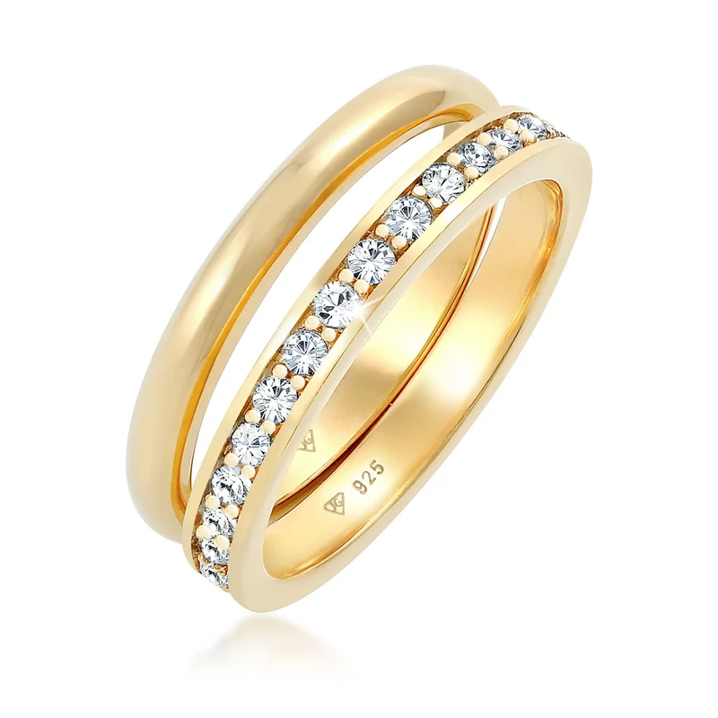 Bandring | Mit Kristallen von Swarovski® (Weiß)
