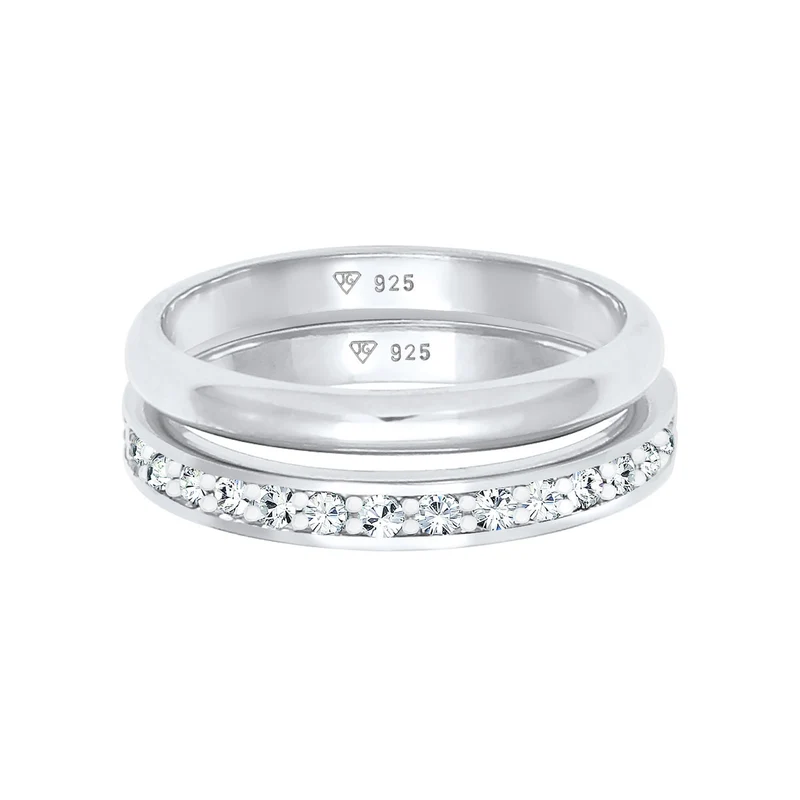 Bandring | Mit Kristallen von Swarovski® (Weiß)