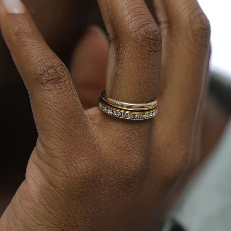 Bandring | Mit Kristallen von Swarovski® (Weiß)