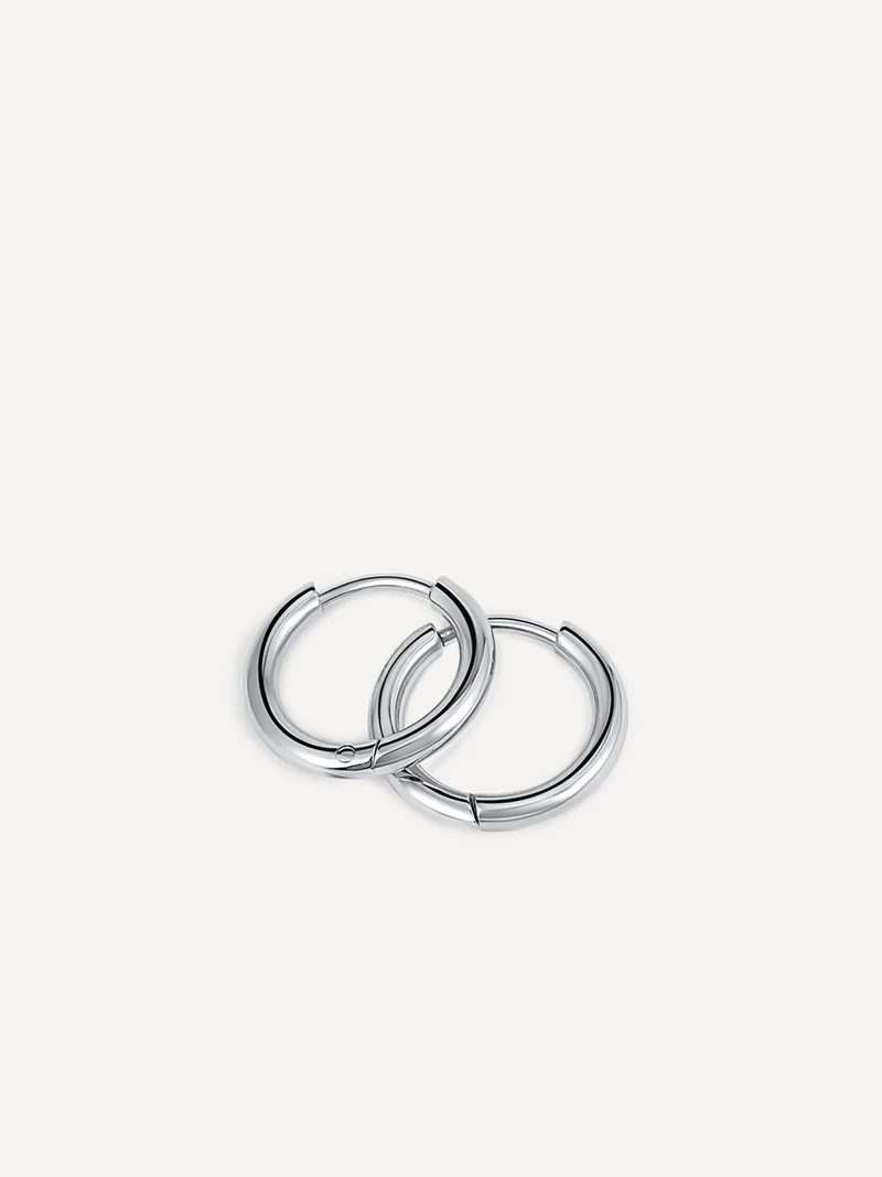 14mm SLIM HOOP Small Ohrringe