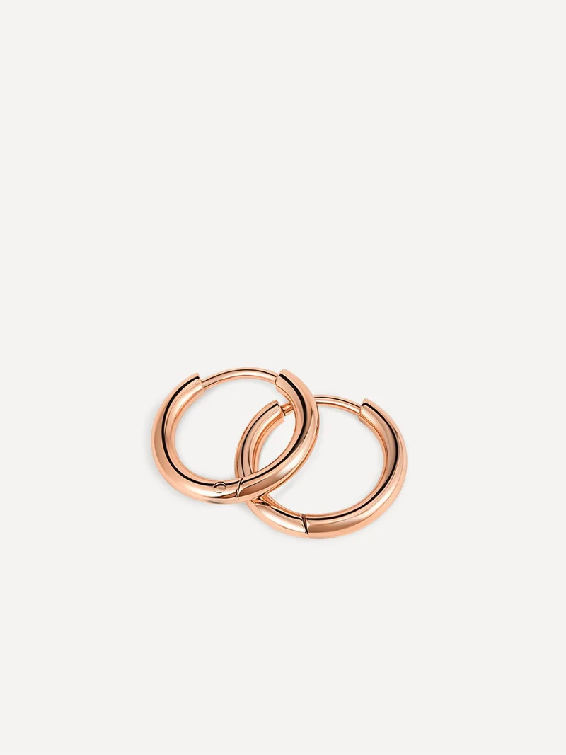 14mm SLIM HOOP Small Ohrringe