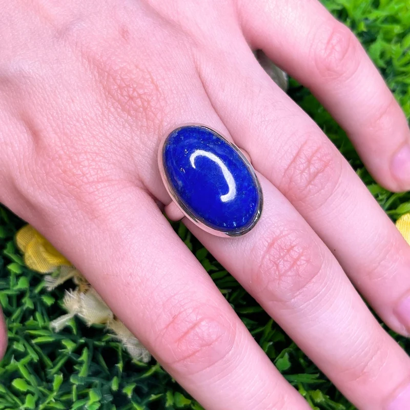 Lapislazuli-Silberring #105