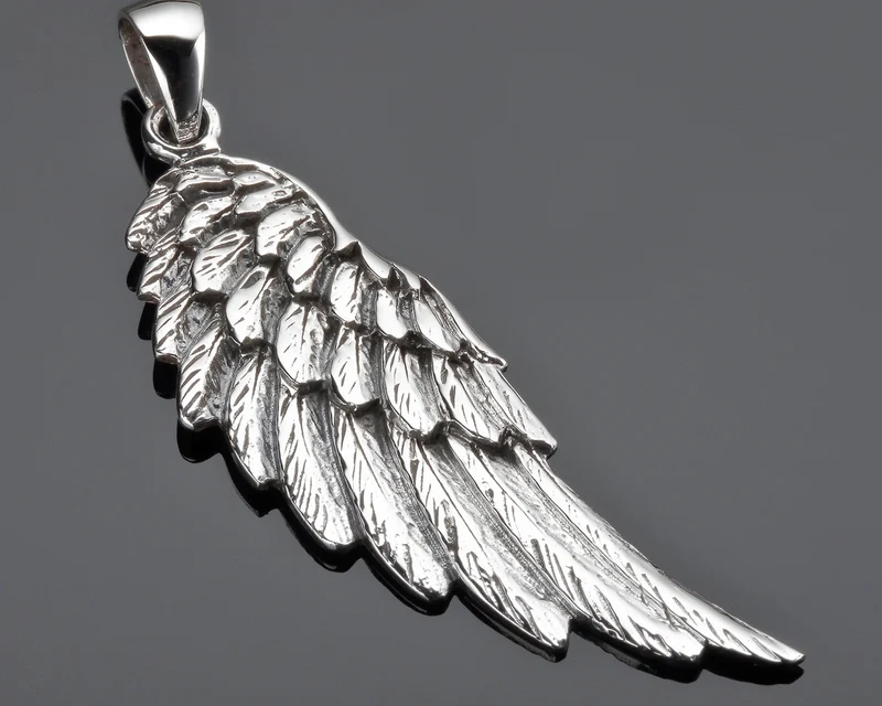 ENGELSRUFER SCHMUCK, ENGELSFLÜGEL ANHÄNGER, KETTENANHÄNGER 925 SILBER