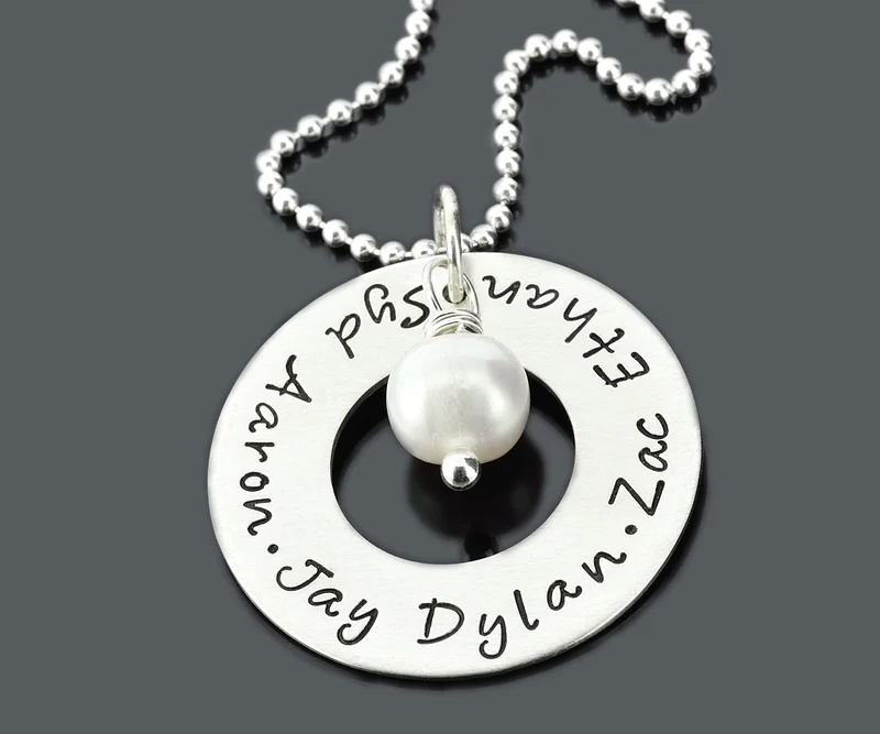 KETTE MIT GRAVUR, SCHMUCK MIT NAMEN, FAMILIENKETTE