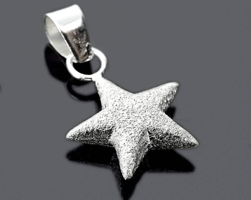 STERN ANHÄNGER, SILBERSCHMUCK, KETTENANHÄNGER 925 SILBER