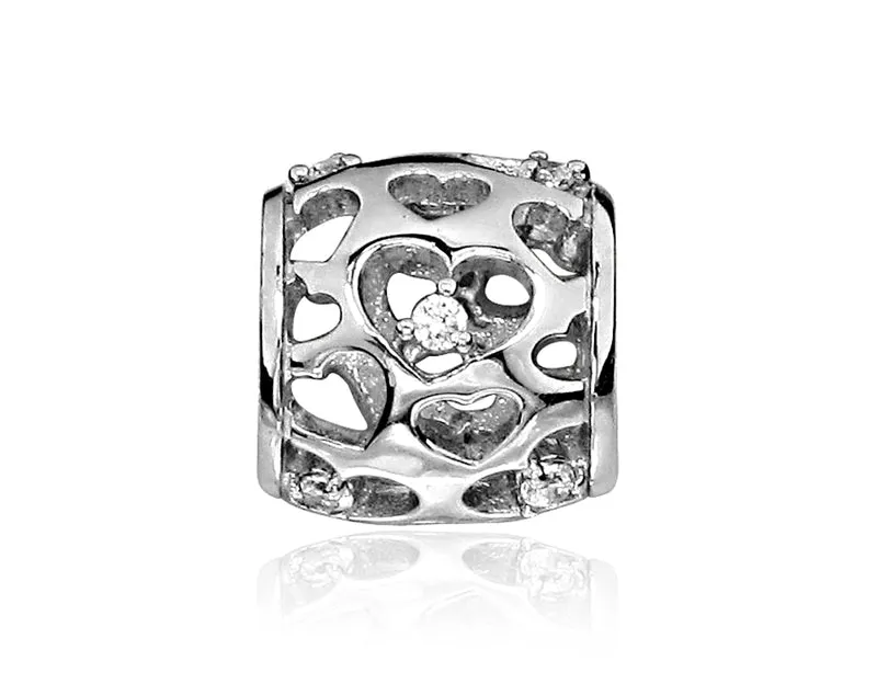 DESIGNERCHARM, ANHÄNGER FÜR ARMBAND, BEAD SILBER