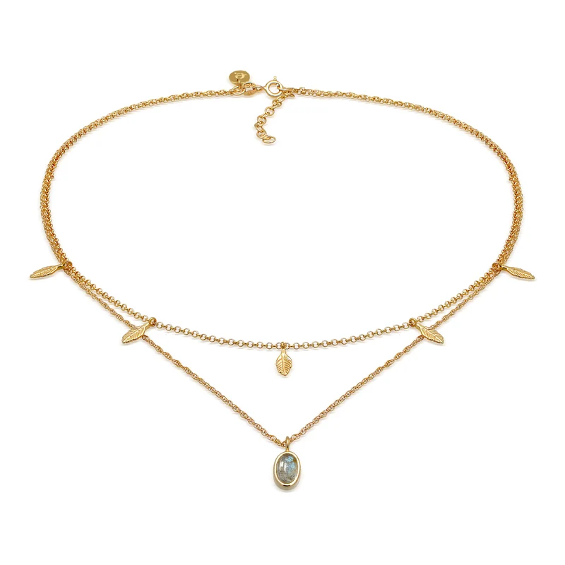 Choker | Labradorit ( Grau )
