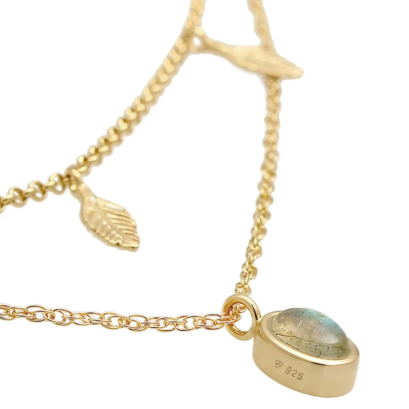 Choker | Labradorit ( Grau )