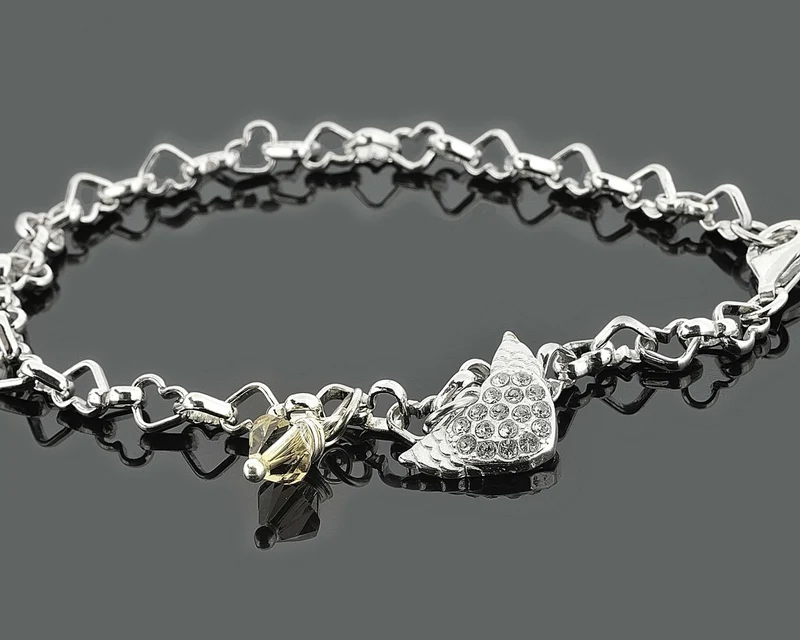 SILBERARMBAND, BETTELARMBAND, HERZARMBAND, ARMBAND FÜR CHARMS