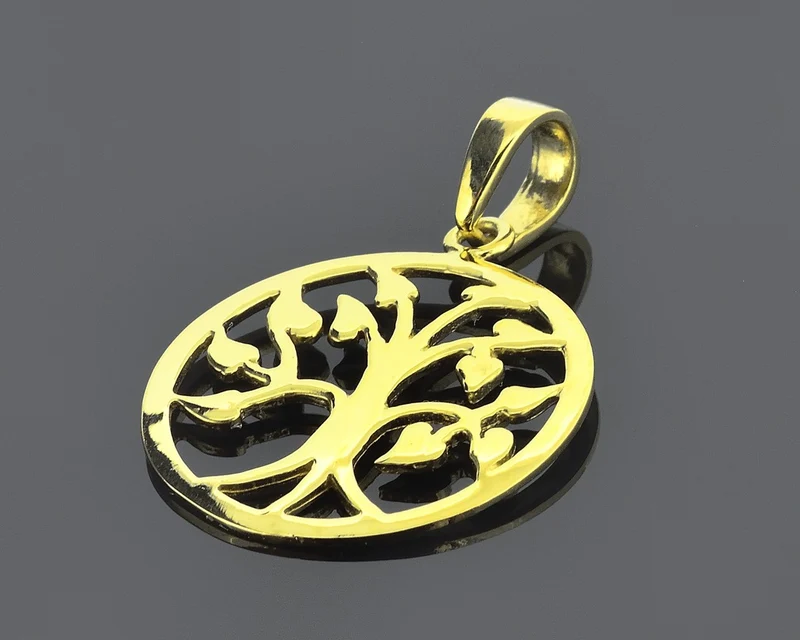 LEBENSBAUM KETTENANHÄNGER GOLD GOLDSCHMUCK ONLINE, JUWELIER