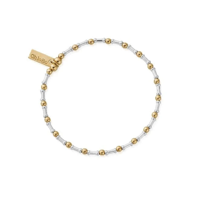 Mixed Metal Rhythm Of Water Bracelet