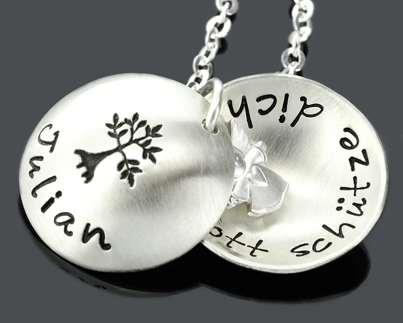 TAUFE SCHMUCK, TAUFKETTE MIT GRAVUR, TAUFSCHMUCK