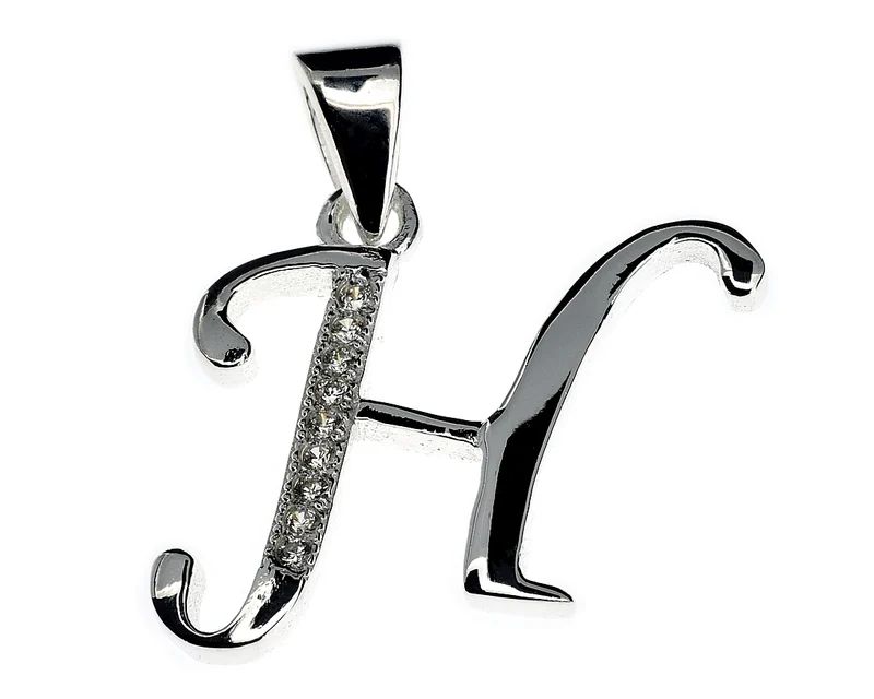 SCHMUCK BUCHSTABE H, SILBERCHARM, ONLINE JUWELIER