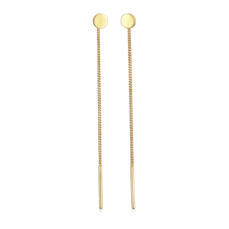 Durchzieh-Ohrhänger Plättchen