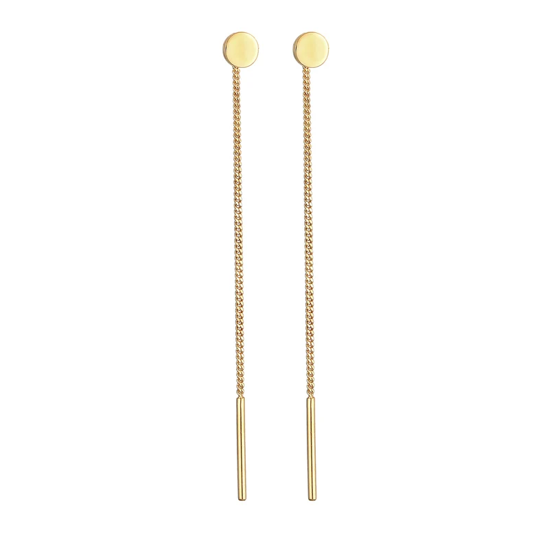 Durchzieh-Ohrhänger Plättchen
