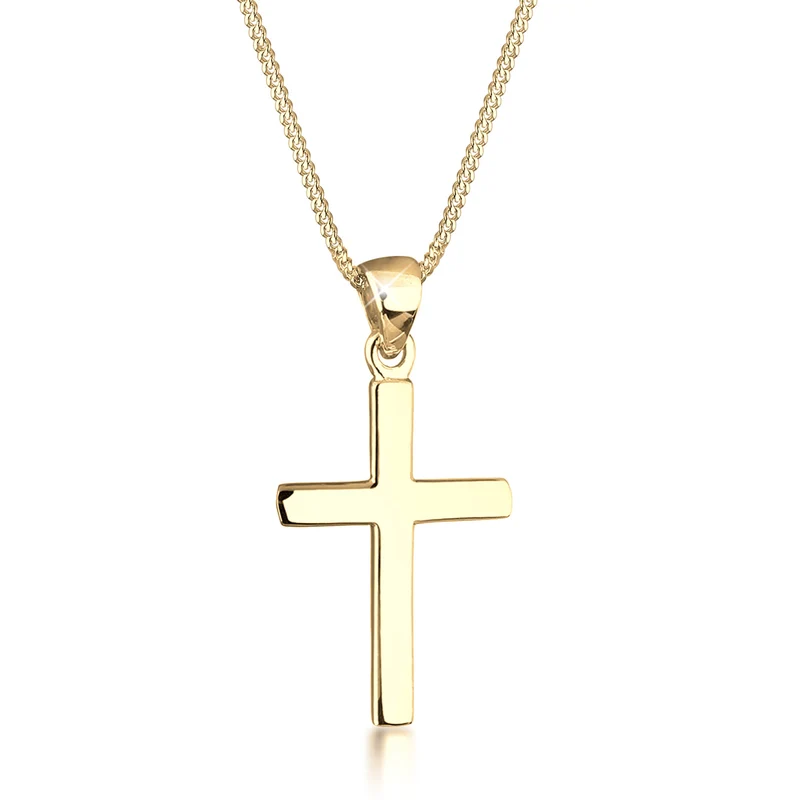 Halskette Kreuz Anhänger Basic