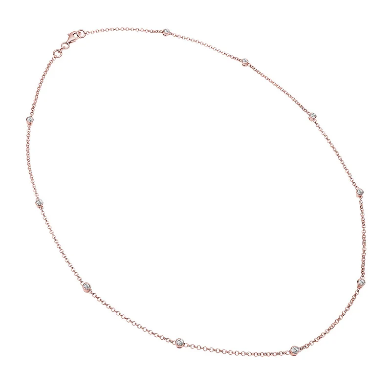 Halskette Basic | Mit Kristallen von Swarovski® (Weiß)