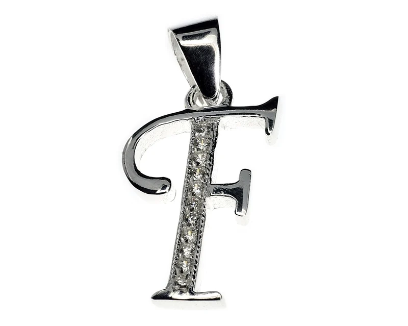 SCHMUCK BUCHSTABE F, SILBERCHARM, ONLINE JUWELIER
