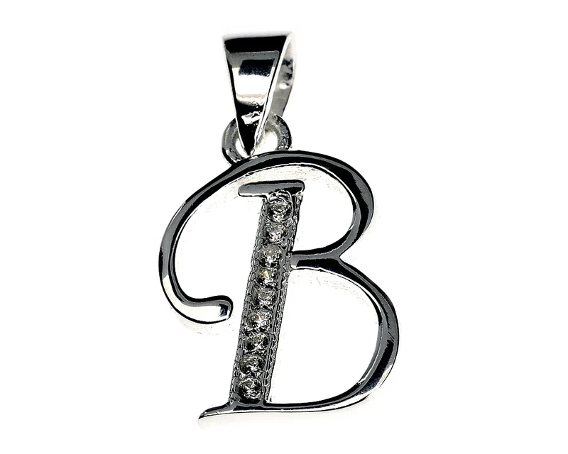 SCHMUCK BUCHSTABE B, SILBERCHARM, ONLINE JUWELIER