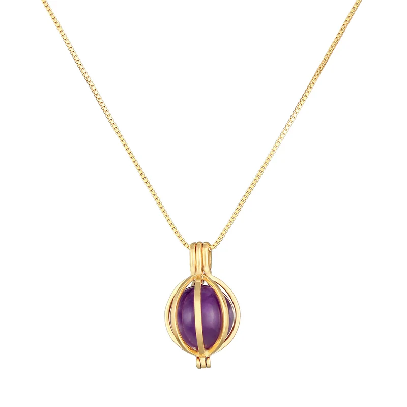 Venezianer-Halskette | Amethyst ( Violett )