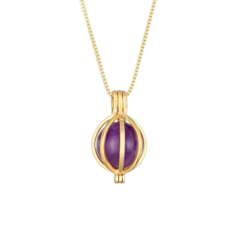 Venezianer-Halskette | Amethyst ( Violett )