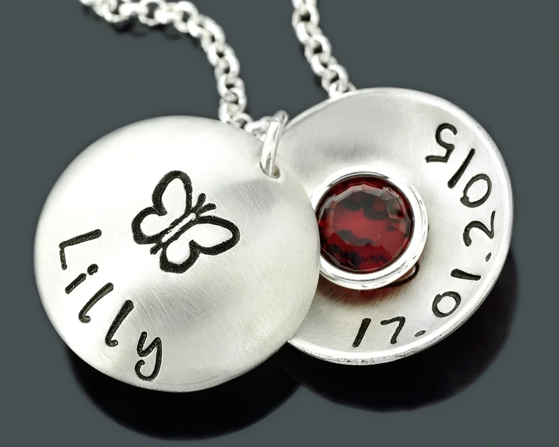 TAUFKETTE MIT NAMEN, TAUFSCHMUCK MIT GRAVUR, TAUFGESCHENK