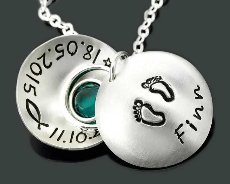 TAUFRING MIT GRAVUR, TAUFKETTE MIT NAMEN, TAUFSCHMUCK