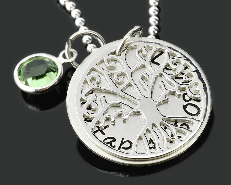 TAUFKETTE GRAVUR, TAUFSCHMUCK SILBER, GESCHENK TAUFE