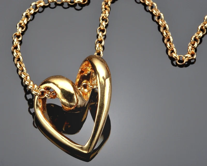 HERZ KETTE, SCHMUCK ONLINE, HERZ ANHÄNGER, DESIGNERSCHMUCK