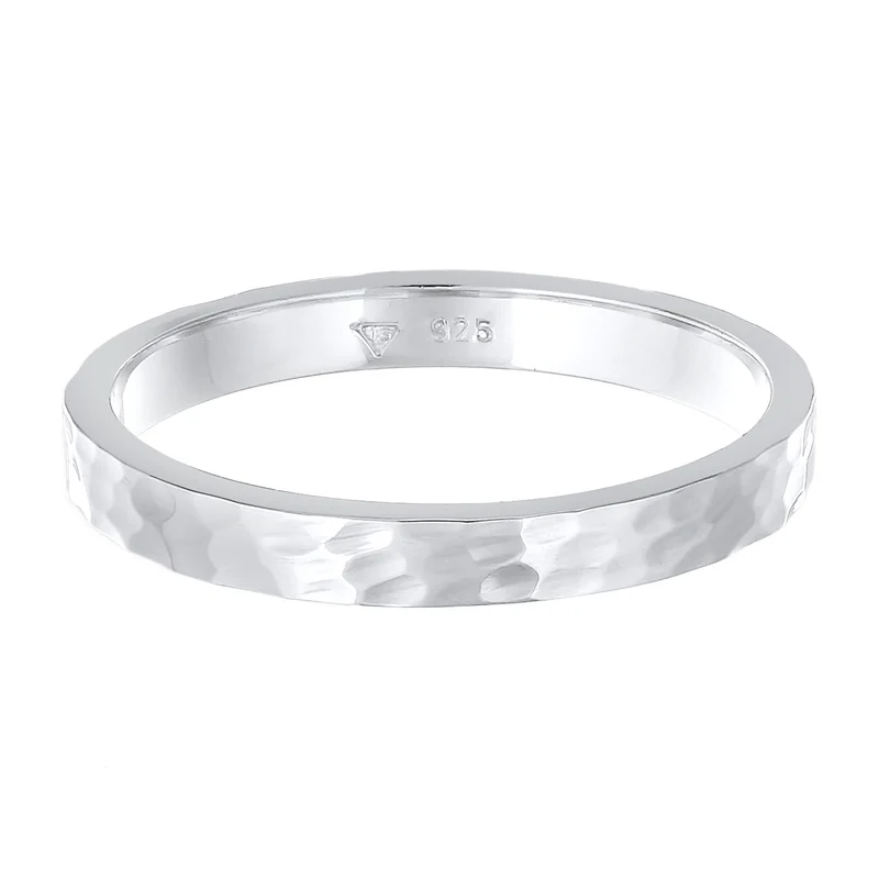 Pinky Ring Gehämmert