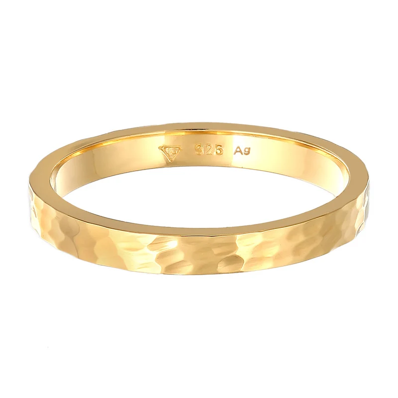 Pinky Ring Gehämmert