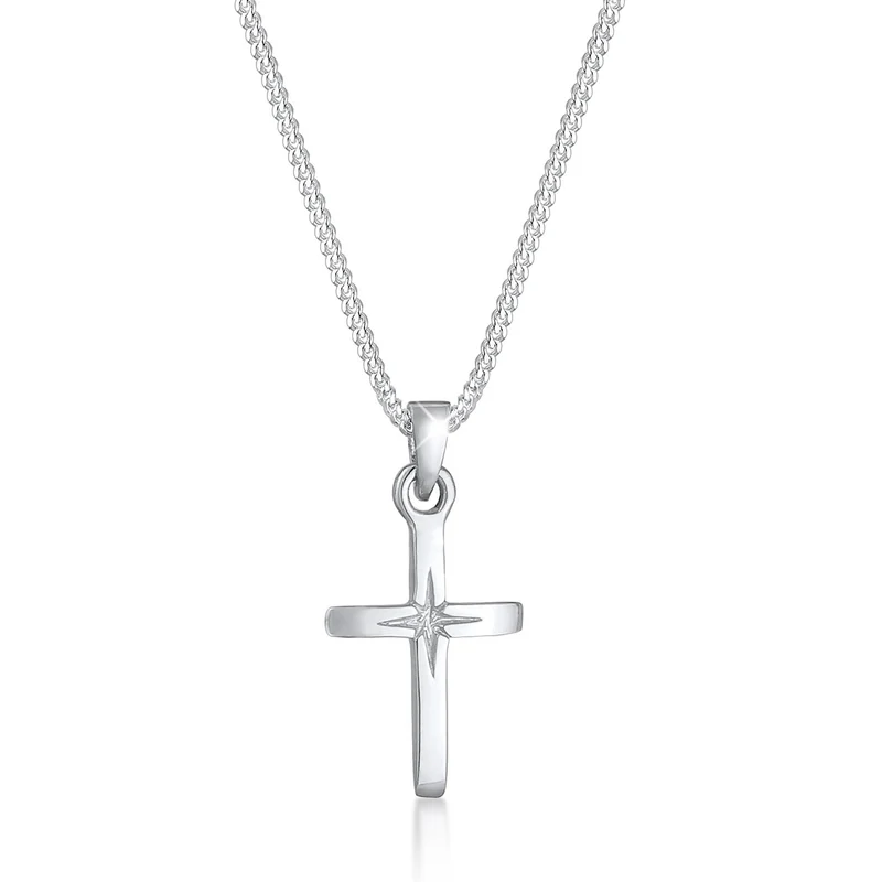 Halskette Kreuz Basic