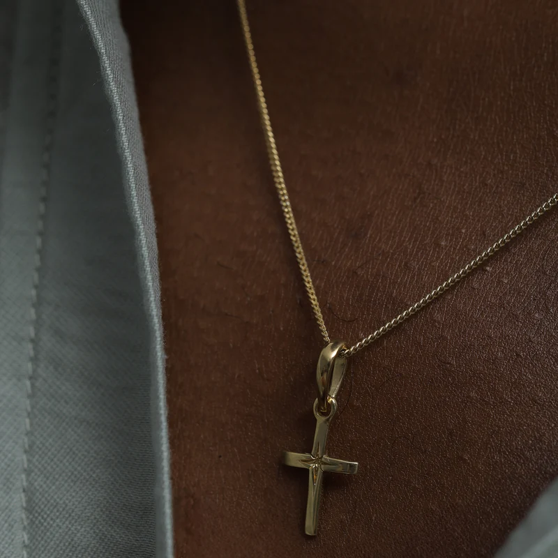 Halskette Kreuz Basic