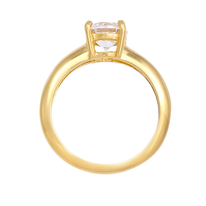 Solitär-Ring | Zirkonia ( Weiß )