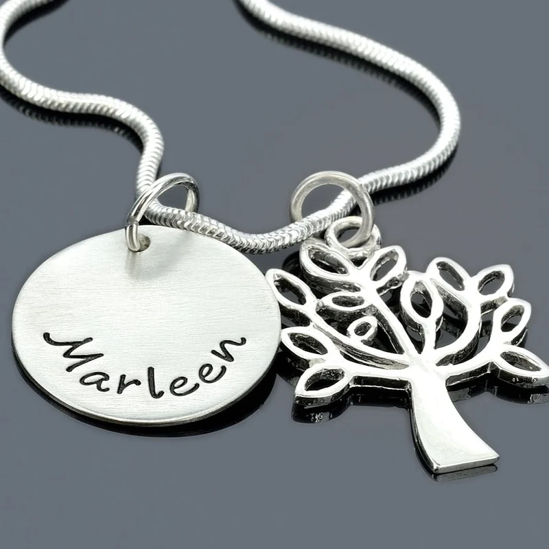 SCHMUCK GRAVUR, NAMENSKETTE SILBER, TAUFGESCHENK