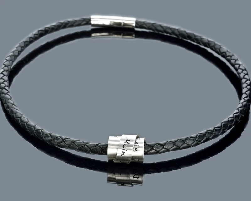 HERRENKETTE MIT GRAVUR, MÄNNERSCHMUCK GALWANI, MÄNNERKETTE