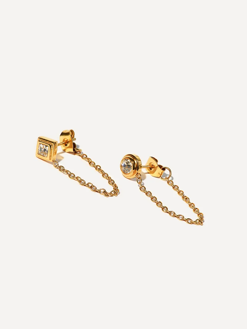 Geometric Duo Ohrringe