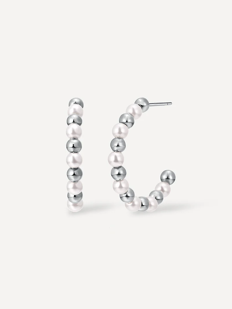 Dual Shine Pearl Ohrringe