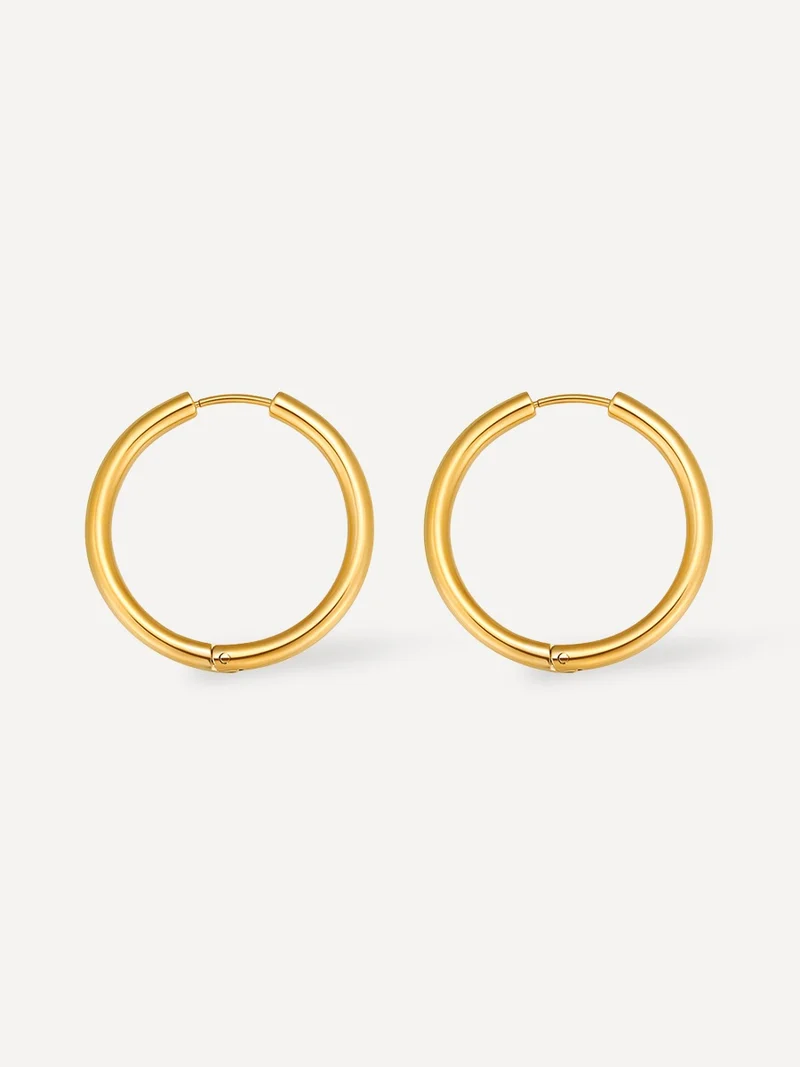30mm GLOSSY HOOPS OHRRINGE