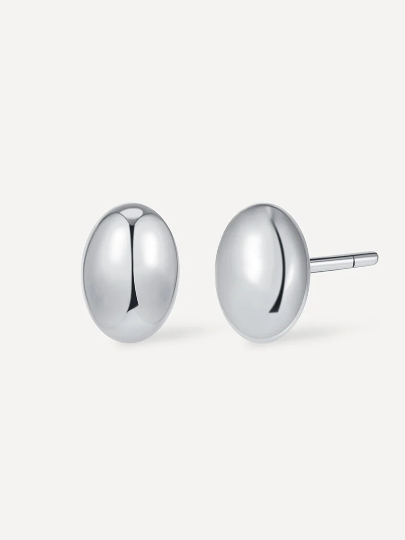 Simple Oval Ohrringe