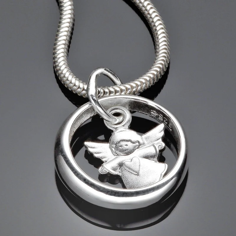 TAUFRING MIT ENGEL, TAUFE SCHMUCK 925 SILBER TAUFKETTEN SHOP
